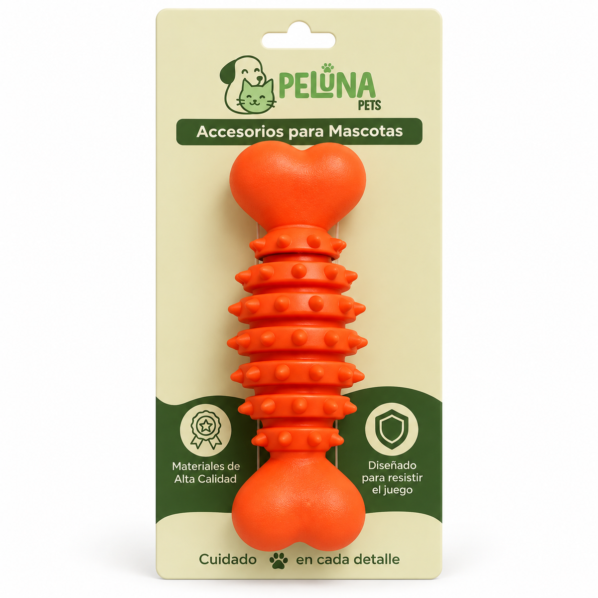 Cepillo antisarro Pelunapets en forma de hueso
