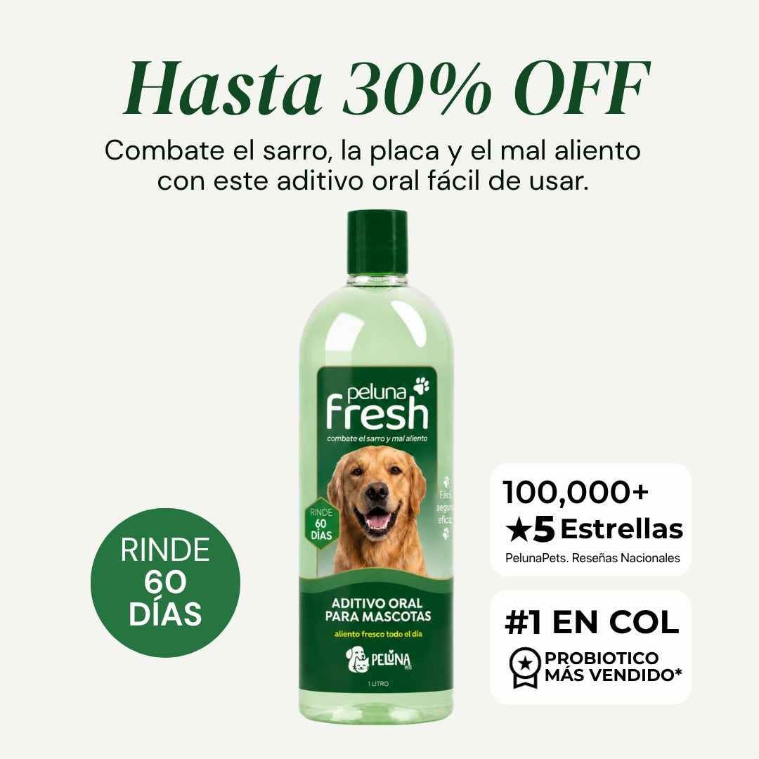 Peluna Pets Fresh | Aditivo Dental para Mascotas