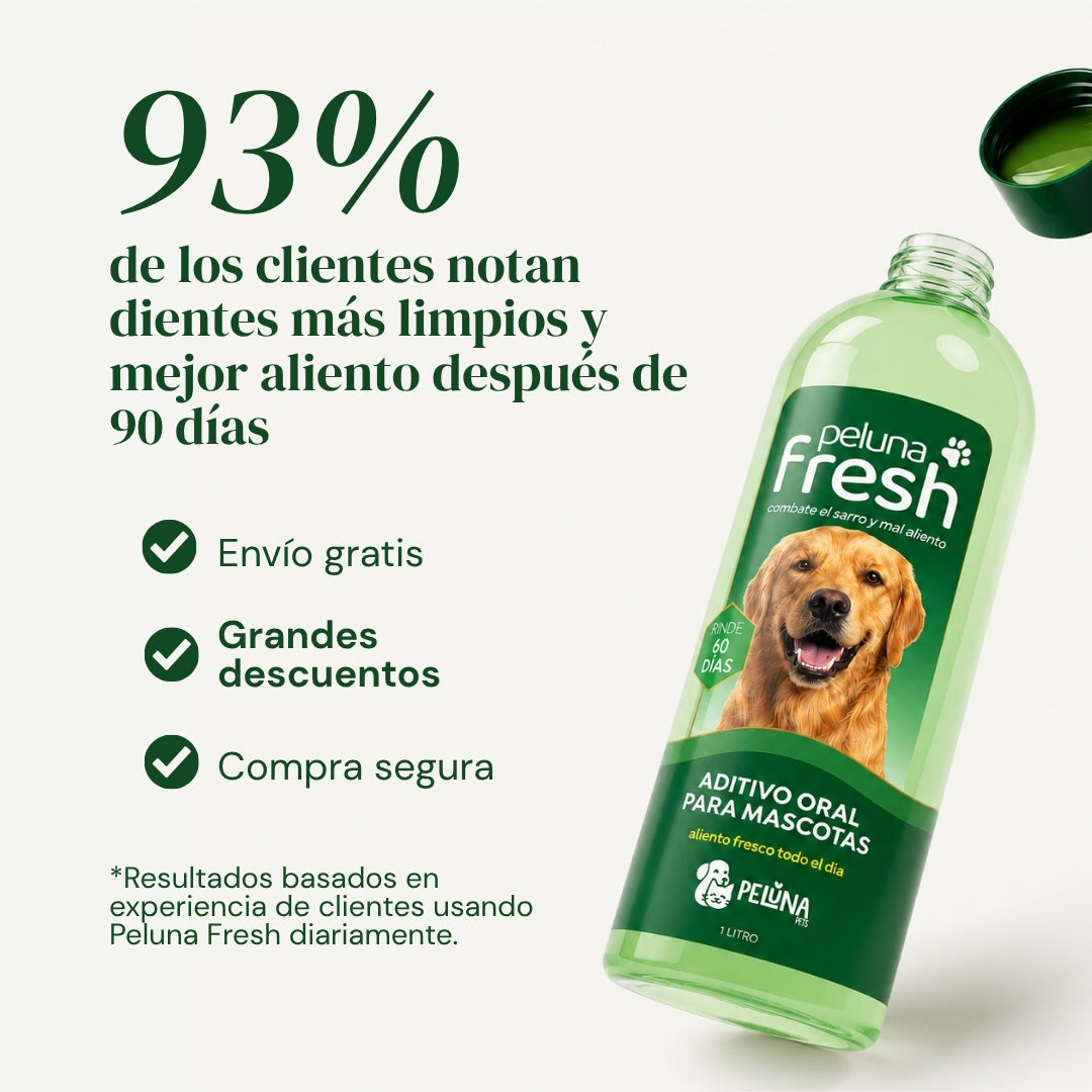 Peluna Fresh for Dogs | Aditivo Oral para Perros