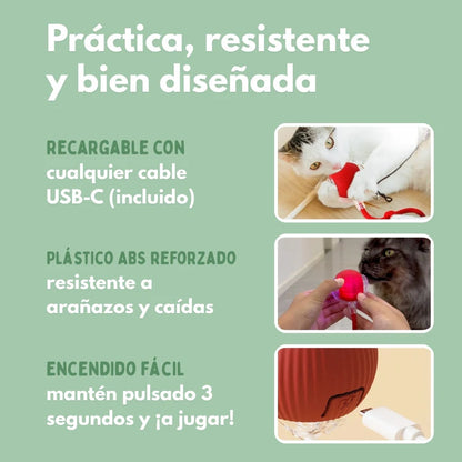 PELOTAVIVA™ - Pelota de aventura interactiva para tus gatos